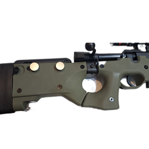 اسباب بازی تفنگ تک تیرانداز پوکه پران نیمه فلزی تیر اسفنجی مدل AWM_ اسباب بازی تفنگ